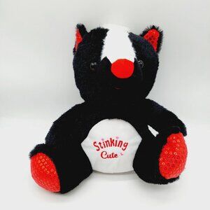 Homerbest Stinking Cute Skunk Plush Stuffed Animal Toy 10" Valentines